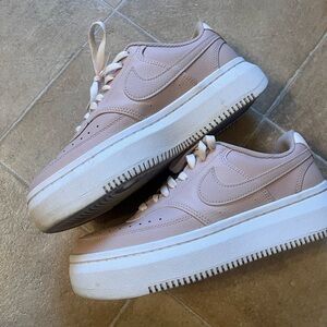 Nike Blush Pink Platform Sneakers